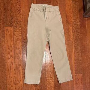 Old Navy Women high-rise Pixie Straight Khaki Chinos